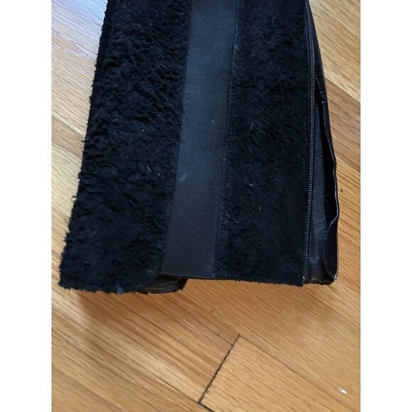 Free People Callow Textured Black Suede Knee High Tall Riding Boots Size…​​ - Picture 6 of 8